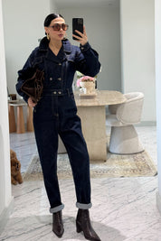 Lacivert Denim Jean Tulum SY-3663-Lacivert