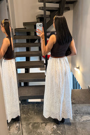 Kahve Çizgili Triko Üst Fisto Detaylı Kemerli Elbise SY-3725-Kahve