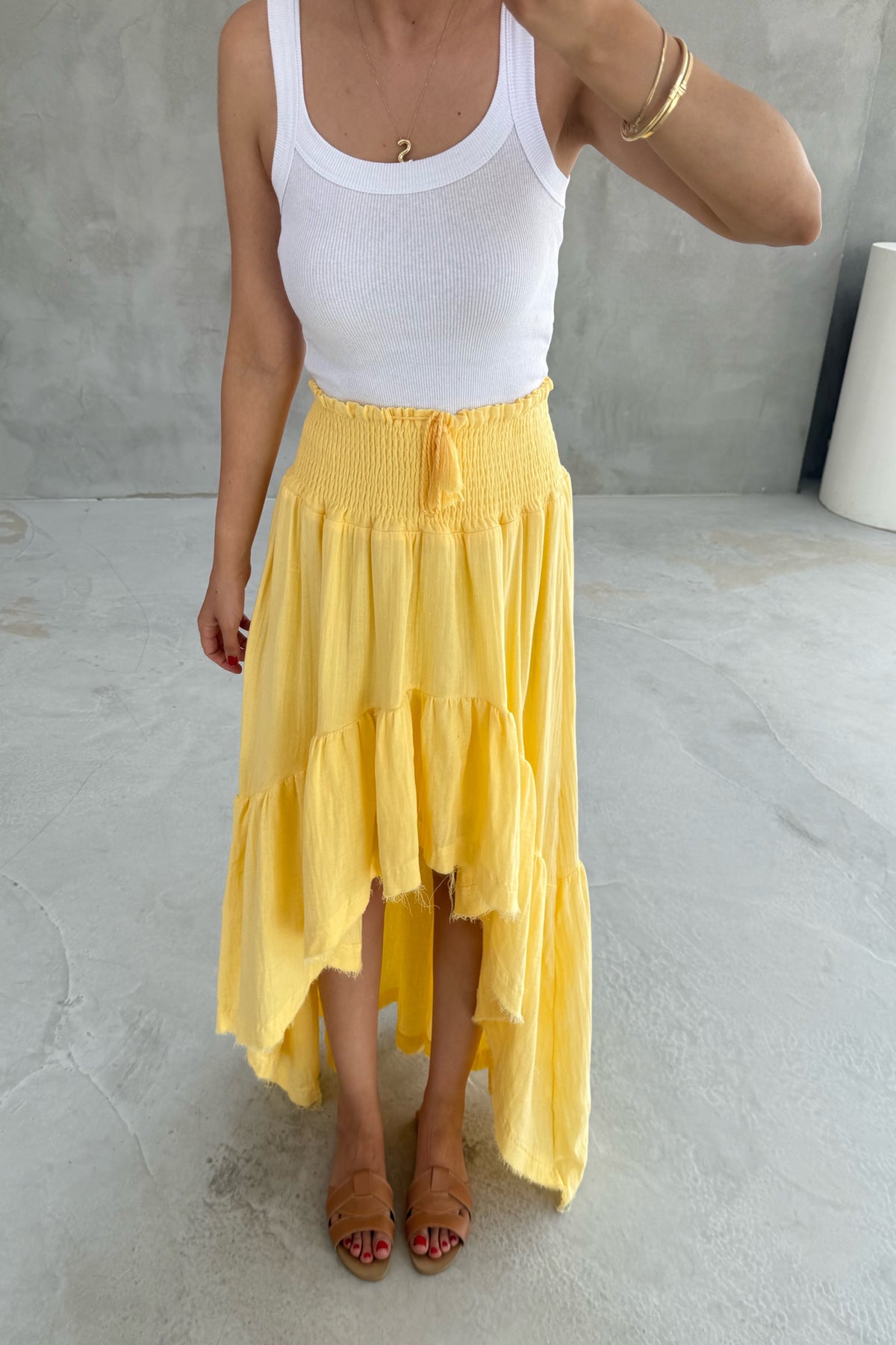 Beyaz Slim Fit Dar Kesim U Yaka Fitilli Atlet SY-3171-Beyaz