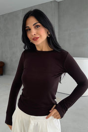 Marka Model  Parmak Geçmeli Kahve Body SY-3413-Kahve