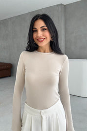 Marka Model  Parmak Geçmeli Bej Body SY-3413-Bej