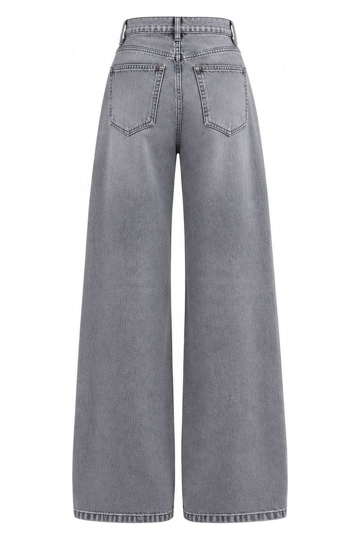 Gri Wide Leg Jean SY-3905-Gri