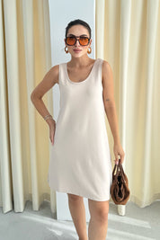 Vizon Modal Kısa Elbise SY-3208-Vizon