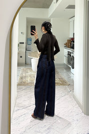 Viral Collection Barrel Çizgili SYA Jean SY-3676-Lacivert
