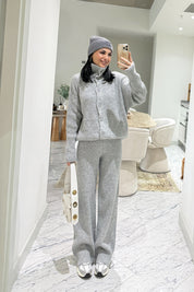 Gri Triko Takım SY-3566-Gri