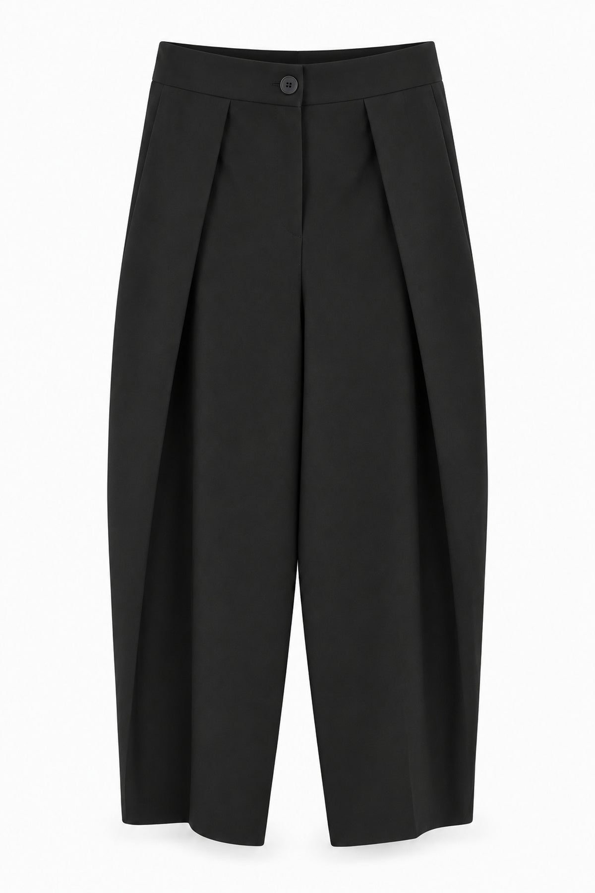 SANÇEZ Pile Detaylı Kumaş Pantolon SY-3856-Siyah