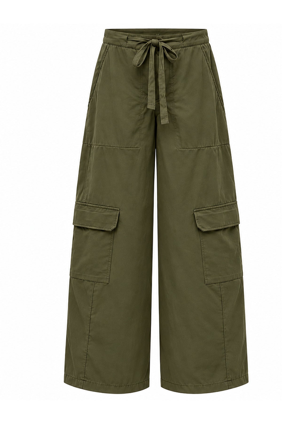 Haki Bağcıklı Kargo Pantolon SY-3920-Haki