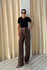 Siyah Kısa Kollu Çıtçıtlı Body SY-2966-Siyah