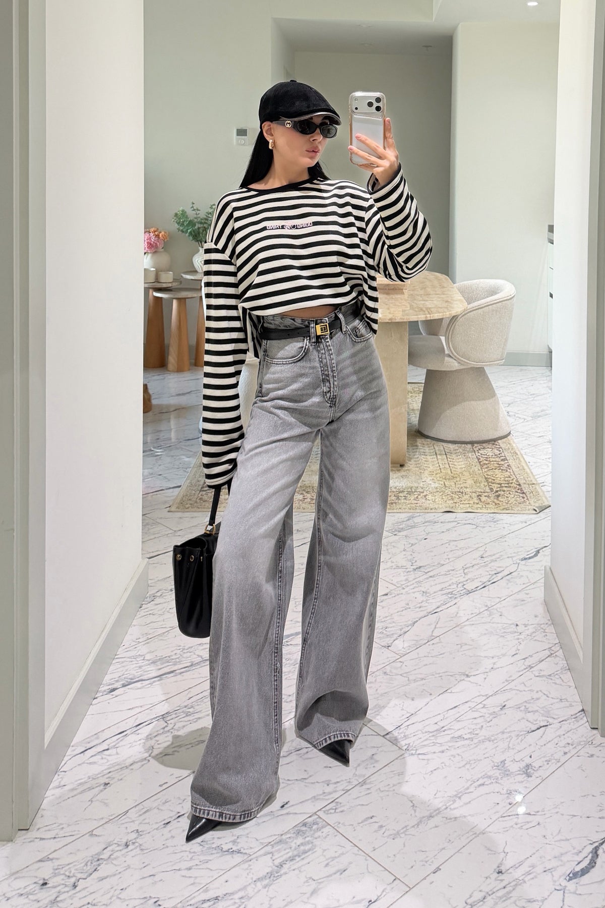 Gri Wide Leg Jean SY-3905-Gri
