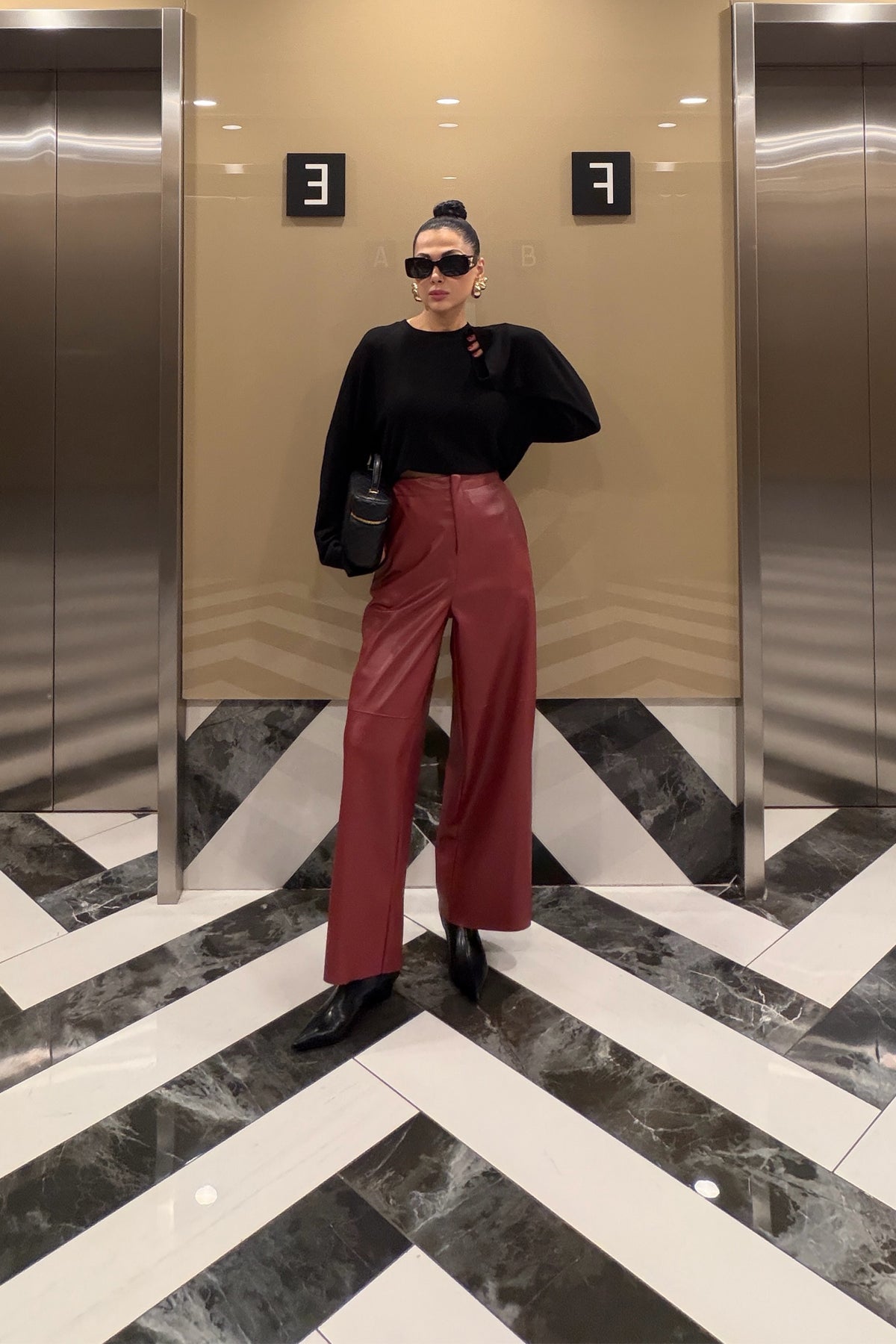 Deri Osso Açık Bordo Regular Fit Pantolon SY-3869-Açık Bordo