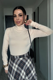 Açık Sarı Kadın Balıkçı Yaka Kazak SY-3509-Açık Sarı