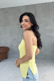 Sarı Straplez Bustiyer SY-3203-Sarı