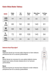 Kırmızı Uzun Kollu Blaivs İspanyol Elbise SY-2424-Kırmızı