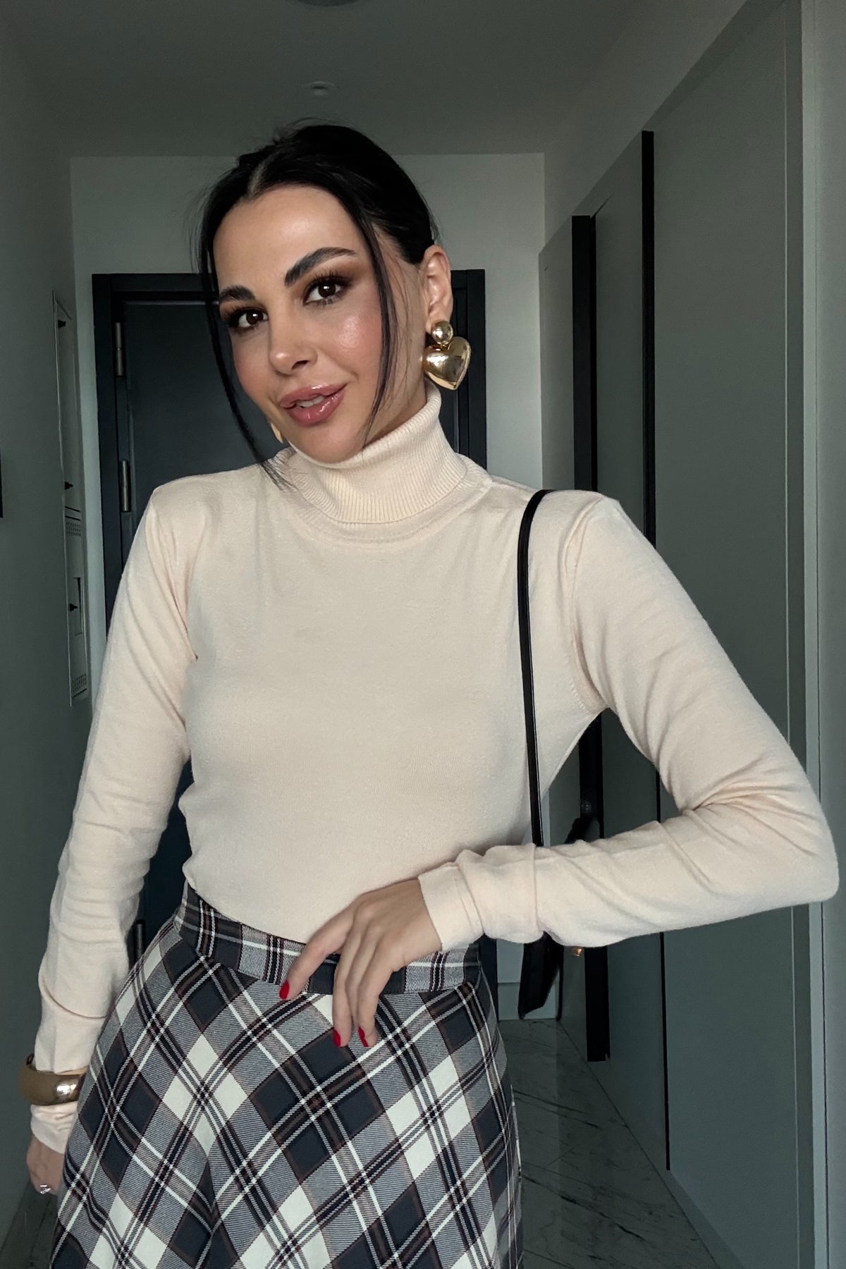 Açık Sarı Kadın Balıkçı Yaka Kazak SY-3509-Açık Sarı