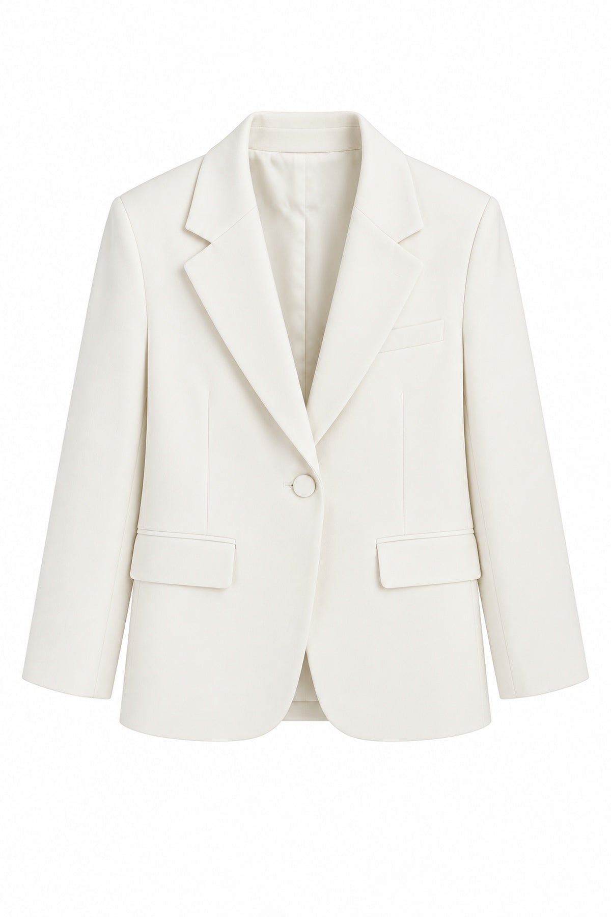 Beyaz Maskülen Blazer Ceket SY-3857-Beyaz