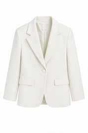 Beyaz Maskülen Blazer Ceket SY-3857-Beyaz