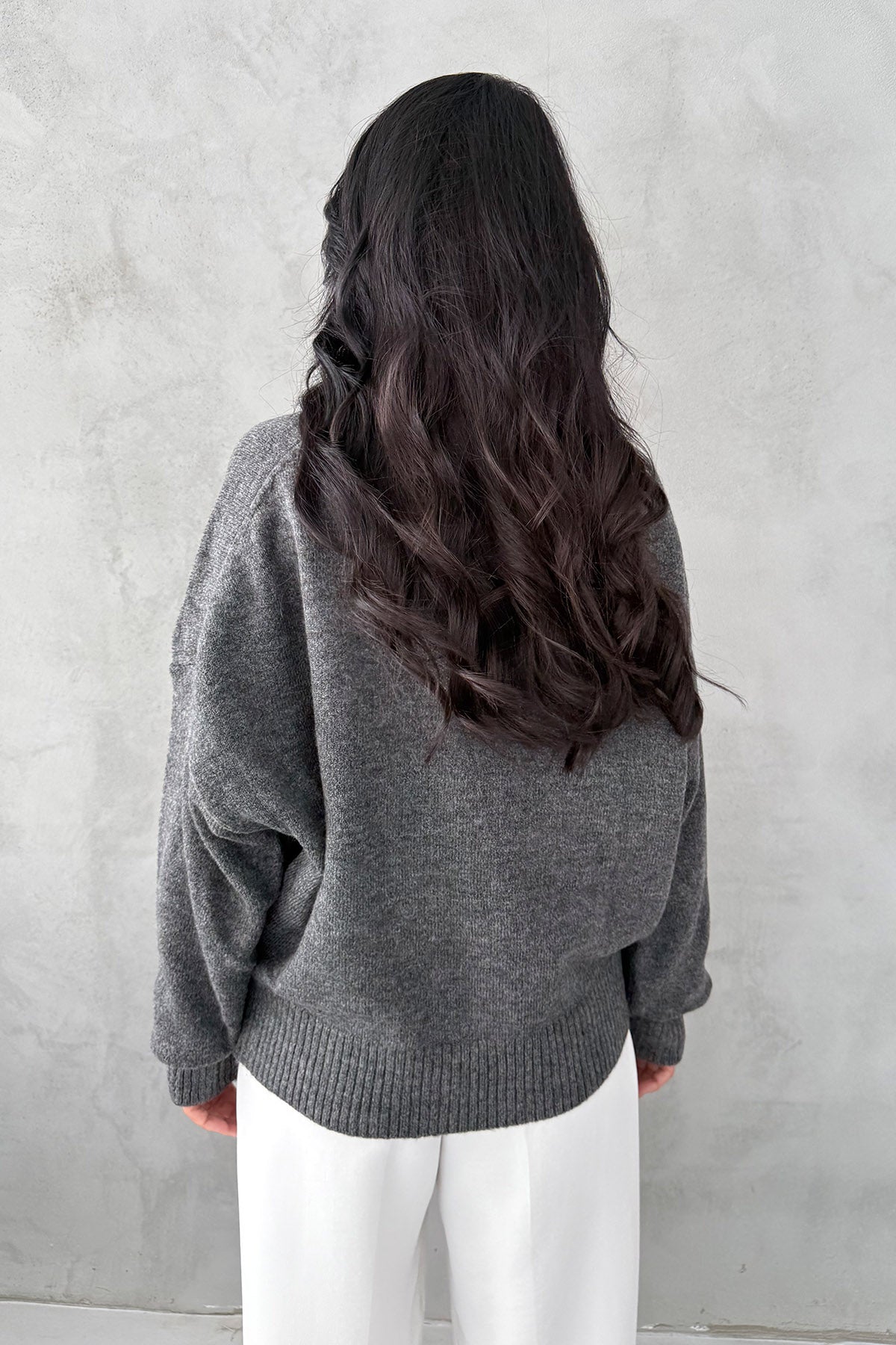 Antrasit Premium Triko Kazak SY-3360-Antrasit